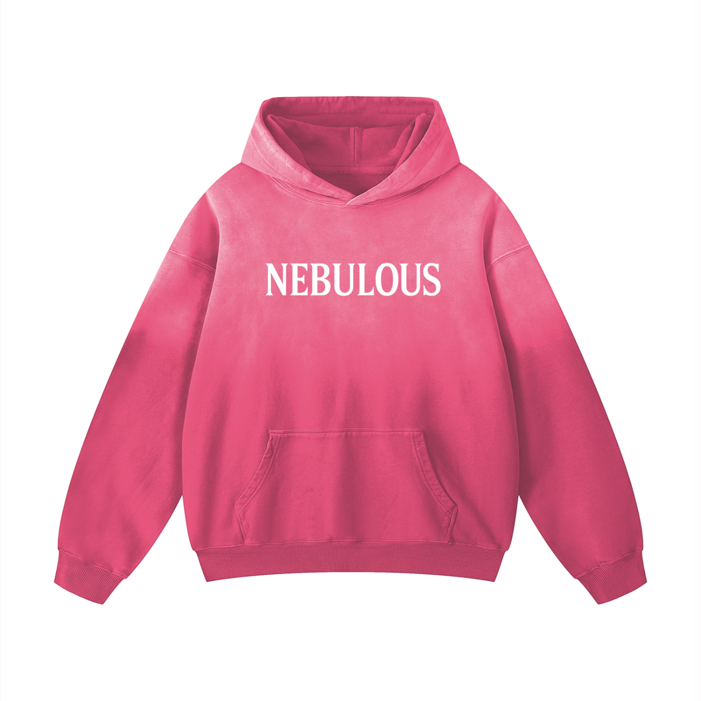 Nebulous Sunfade Oversized Hoodie "I'm Rooting For Everybody Black"