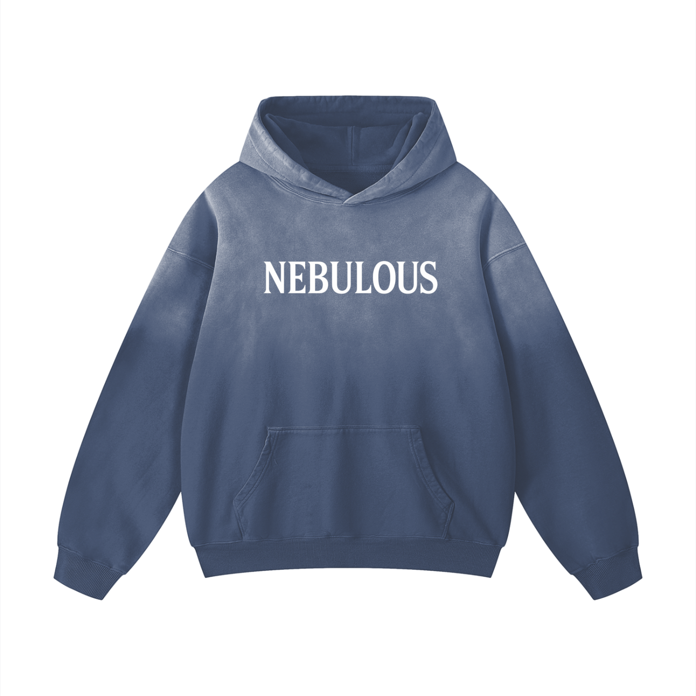 Nebulous Sunfade Oversized Hoodie "I'm Rooting For Everybody Black"