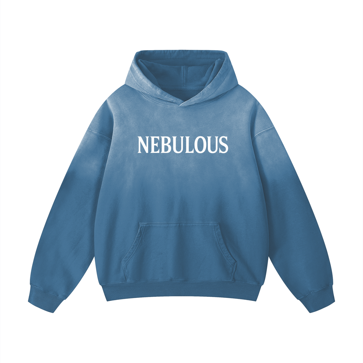 Nebulous Sunfade Oversized Hoodie "I'm Rooting For Everybody Black"