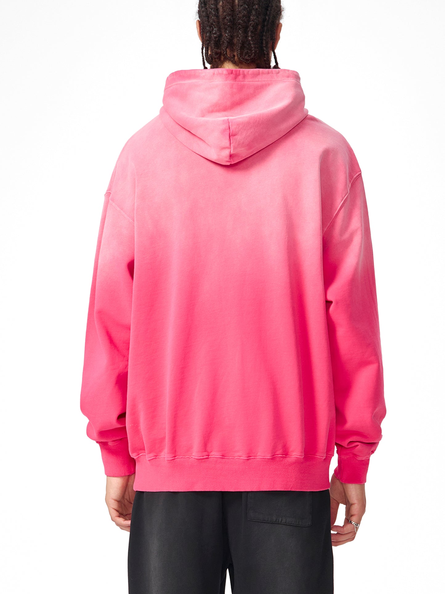 Nebulous Sunfade Oversized Hoodie "I'm Rooting For Everybody Black"